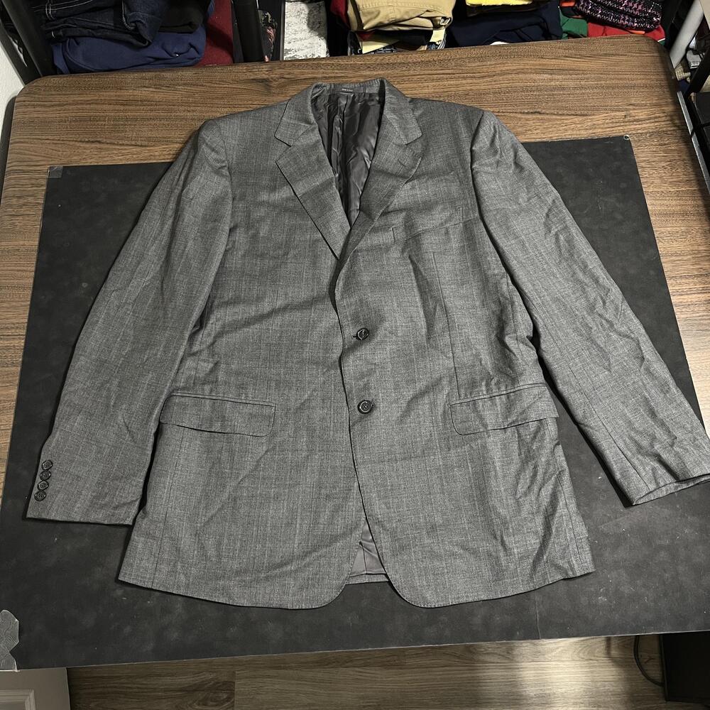 Ermenegildo Zegna Blazer Mens EU 58L Wool Sport Coat Saks Fifth Avenue Italy